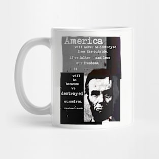 Abraham Lincoln Quote Mug